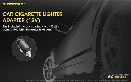 NiteCore V2 Φορτιστής 2 Μπαταριών Li-ion/Ni-MH Μεγέθους AA/18650