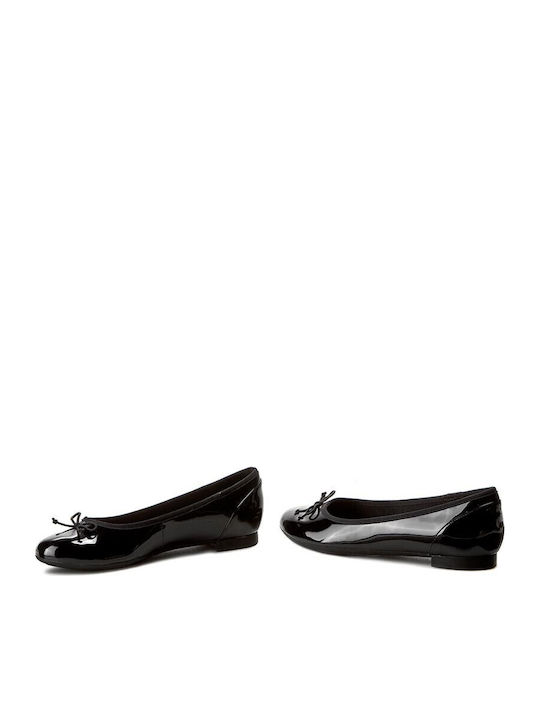 Patent Leather Ballerinas Couture Bloom Black