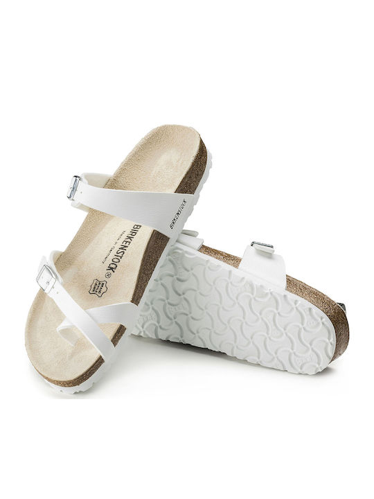 Mayari Birko-Flor Women's Anatomic Sandals White Regular Fit
