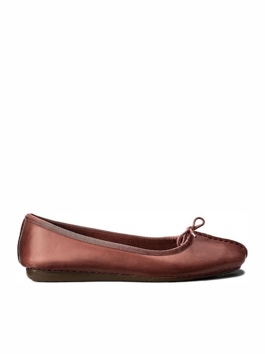 Freckle Ice Women's Ballerina Shoes Rust