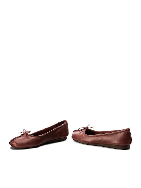 Freckle Ice Women's Ballerina Shoes Rust