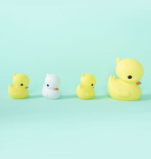 A Little Lovely Company Led Kids Decorative Lamp Duck with Color Changes White 10.2x11.8x8.5εκ.