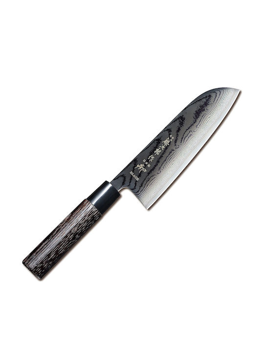 Tojiro Shippu Black Μαχαίρι Santoku από Δαμασκηνό Ατσάλι 16.5cm