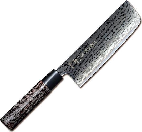 Tojiro Shippu Μαχαίρι Nakiri από Δαμασκηνό Ατσάλι Black, Tojiro 16.5cm