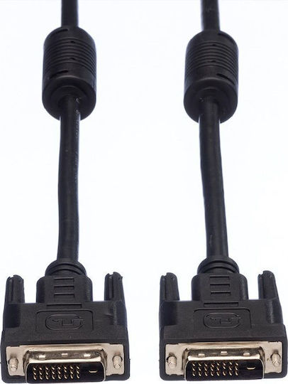 Value 5m DVI-D male to DVI-D male Cable Black (11.99.5555)
