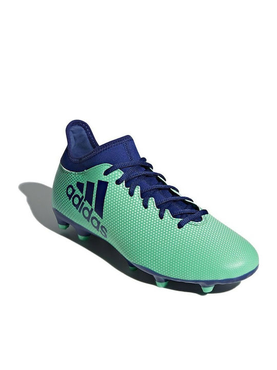 adidas X 17.3 Firm Ground Boots Ποδοσφαιρικά Παπούτσια με Τάπες FG Τιρκουάζ