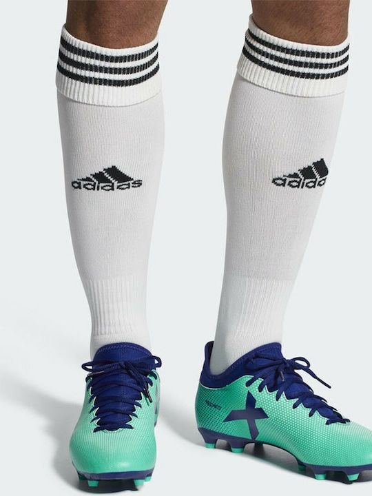 adidas X 17.3 Firm Ground Boots Ποδοσφαιρικά Παπούτσια με Τάπες FG Τιρκουάζ