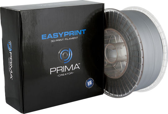 PrimaCreator EasyPrint PLA 3D Printer Filament 1.75mm Gray 3kg 1 Piece (Spool)