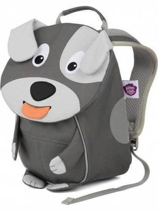 Affenzahn David The Dog School Bag Backpack Kindergarten in Gray color