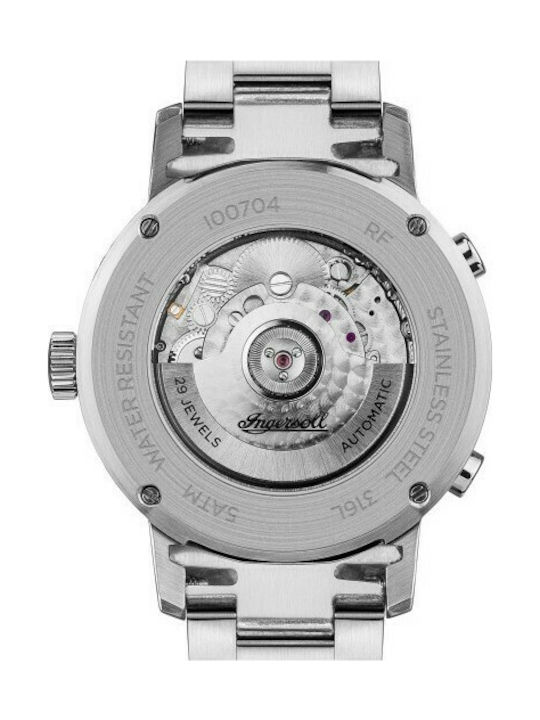 Ingersoll Watch Automatic with Silver Metal Bracelet