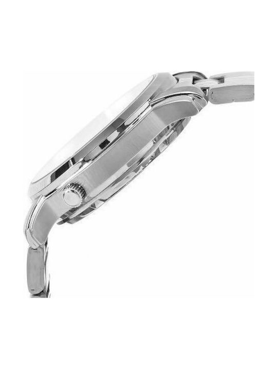 Seiko 5 Sports Men's Watch 38mm Automatic with Silver Metal Bracelet