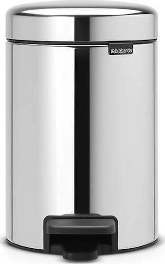 Brabantia Icon Inox Банята кошче Софт Клоуз 3лт Сребрист