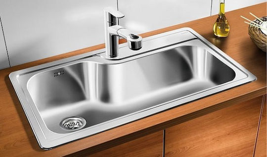 Blanco Plenta Ένθετος Inox Σατινέ Μ86xΠ50cm Ασημί Blanco Plenta Ένθετος Inox Σατινέ Μ86xΠ50cm Ασημί
