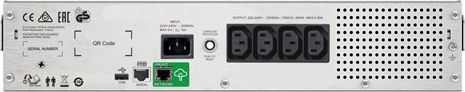 APC Smart-UPS C 1000VA LCD RM 2U with SmartConnect Line-Interactive 600W με 4 IEC Πρίζες