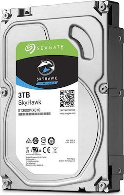 Seagate Skyhawk 3TB HDD Hard Drive 3.5" SATA III 7200rpm with 64MB Cache for Recorder