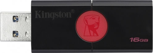 Kingston DataTraveler 106 16GB USB 3.1 Stick Μαύρο