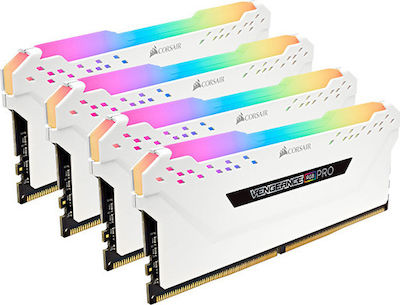 Corsair Vengeance RGB Pro 32GB DDR4 RAM με 4 Modules (4x8GB) και Ταχύτητα 3600 για Desktop