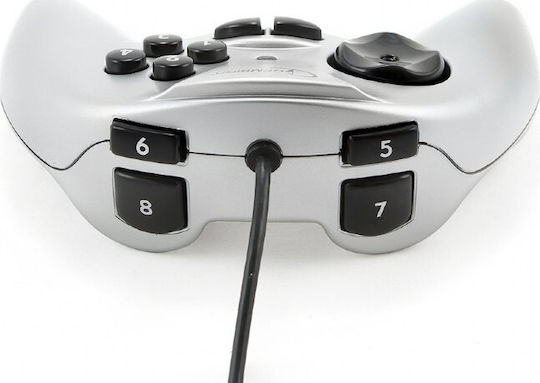 Gembird Ενσύρματο Gamepad για PC Λευκό