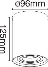 VK Lighting Monos Spot cu Soclu GU10 în Culoare Cupru VK Lighting Monos Spot cu Soclu GU10 în Culoare Cupru