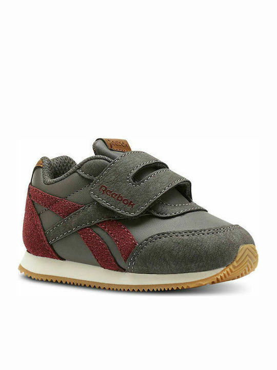 Reebok Kids Sneakers Royal Classic Jogger 2 with Scratch Graphite / Triath Red / Cream