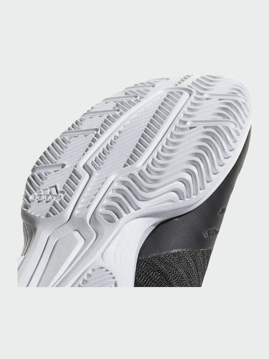 adidas Barricade Tennisschuhe Alle Gerichte Core Black / Matte Silver / Flash Red