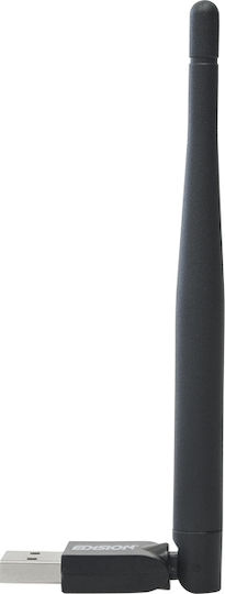 Edision 07-02-0002 USB Network Adapter with Wireless Wi-Fi Connection 150Mbps