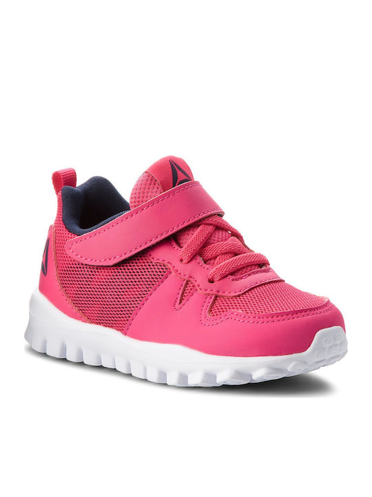 Reebok Realflex Train 5.0 Alt Kids Sports Shoes Running with Hoop & Loop Closure Fuchsia