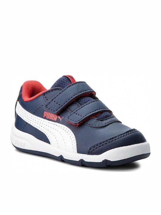 Puma Kids Sneakers Stepfleex with Scratch Navy Blue