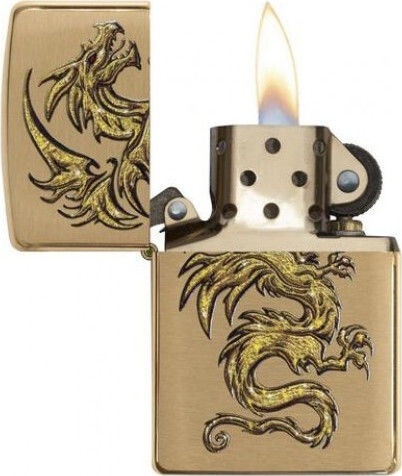 Zippo Αντιανεμικός Αναπτήρας Φλόγας Dragon