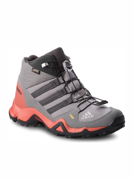 adidas Kids Waterproof Hiking Boots Terrex Mid GTX Gray