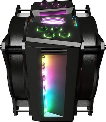 CoolerMaster MasterAir MA410M RGB Ψύκτρα Επεξεργαστή Διπλού Ανεμιστήρα για Socket AM4/115x/AM3/AM3+