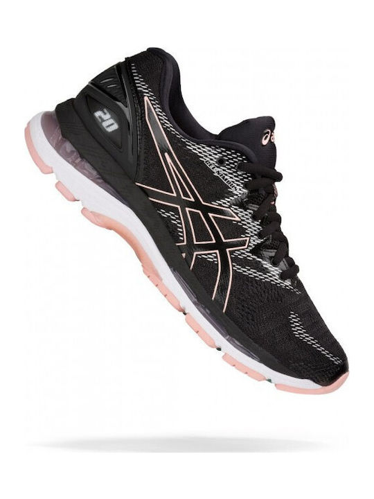 Gel-Nimbus 20 Damen Sportschuhe Laufen Black / Frosted Rose