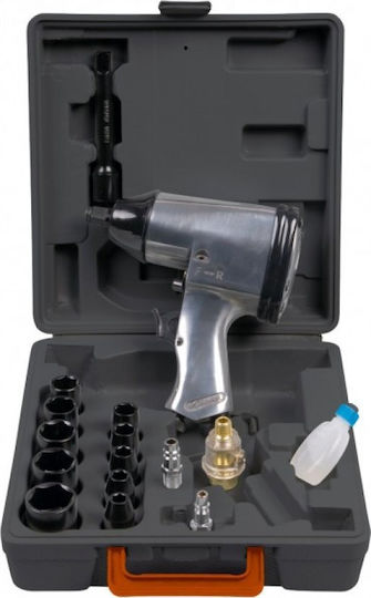 Ferm ATM1043 Luftschlagschrauber 1/2" mit Maximalem Drehmoment 32.63kgm