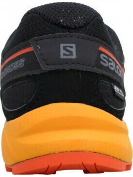 Speedcross Junior Αδιάβροχα Αθλητικά Παιδικά Παπούτσια Running με Κορδόνια Μαύρα