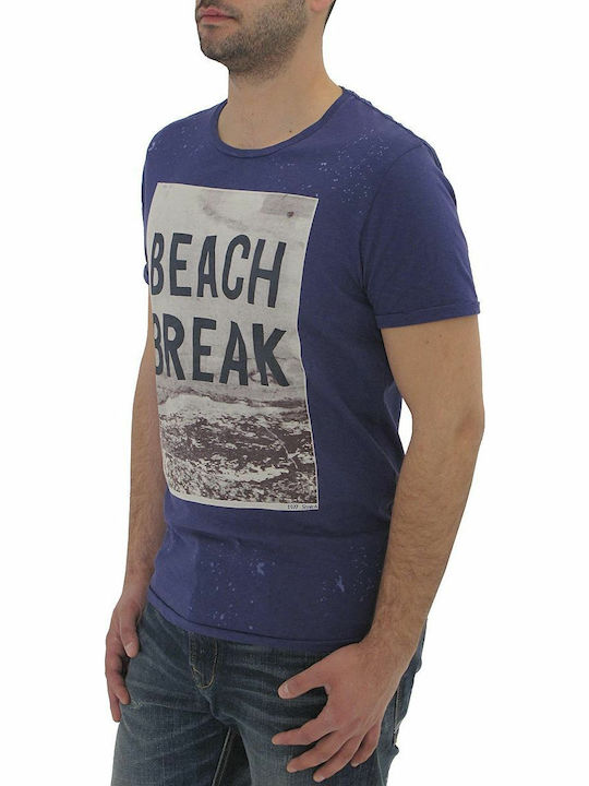 Scotch & Soda Look Sharp Men's Short Sleeve T-shirt Navy Blue