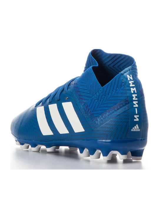 Performance Nemeziz 18.3 AG Παιδικά Ποδοσφαιρικά Παπούτσια με Τάπες Μπλε