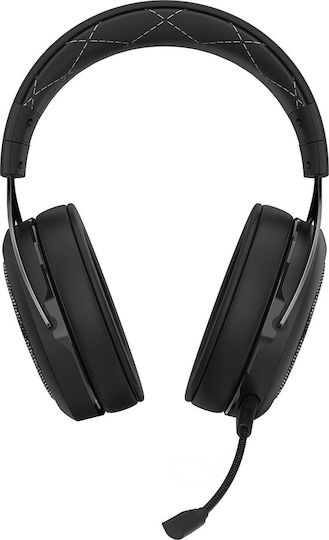 Corsair HS70 Wireless Over Ear Gaming Headset cu conexiune USB Negru