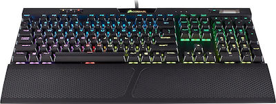 Corsair K70 RGB MK.2 Gaming Μηχανικό Πληκτρολόγιο με Cherry MX Red διακόπτες και RGB φωτισμό (Ελληνικό)
