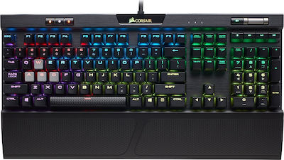 Corsair K70 RGB MK.2 Gaming Μηχανικό Πληκτρολόγιο με Cherry MX Red διακόπτες και RGB φωτισμό (Ελληνικό)