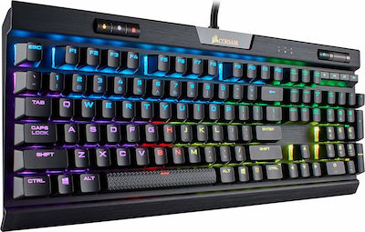Corsair K70 RGB MK.2 Gaming Μηχανικό Πληκτρολόγιο με Cherry MX Red διακόπτες και RGB φωτισμό (Ελληνικό)