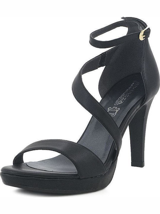 Leather Sandals Black