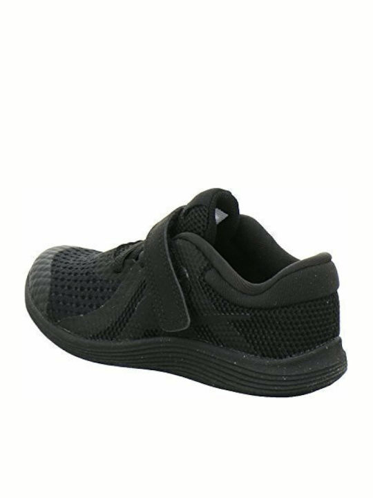 Revolution Revolution 4 TD Kids Sports Shoes Running with Hoop & Loop Closure Black