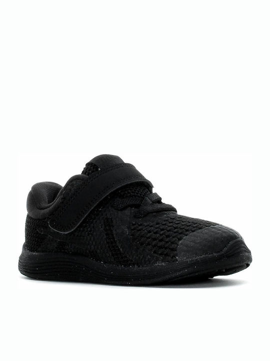 Revolution Revolution 4 TD Kids Sports Shoes Running with Hoop & Loop Closure Black