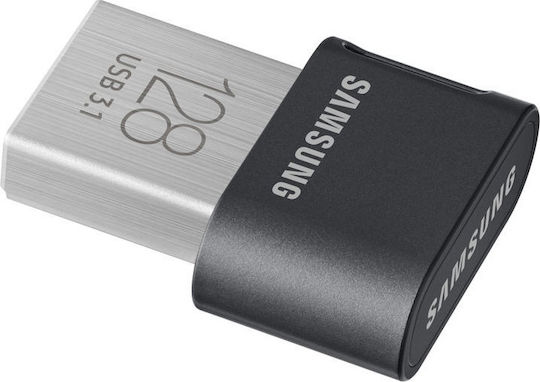 Samsung Fit Plus 128GB USB 3.1 Stick Μαύρο