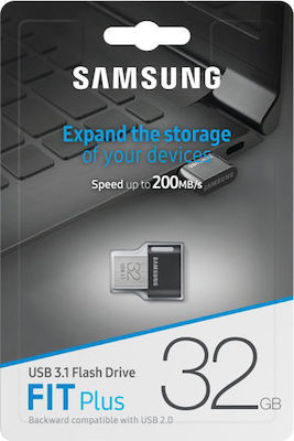 Samsung Fit Plus 32GB USB 3.1 Stick Schwarz