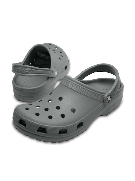 Crocs Classic Ανατομικά Σαμπό Γκρι