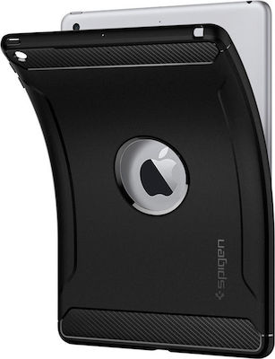 Spigen Rugged Armor Back Cover Μαύρο (iPad 2017/2018 9.7")