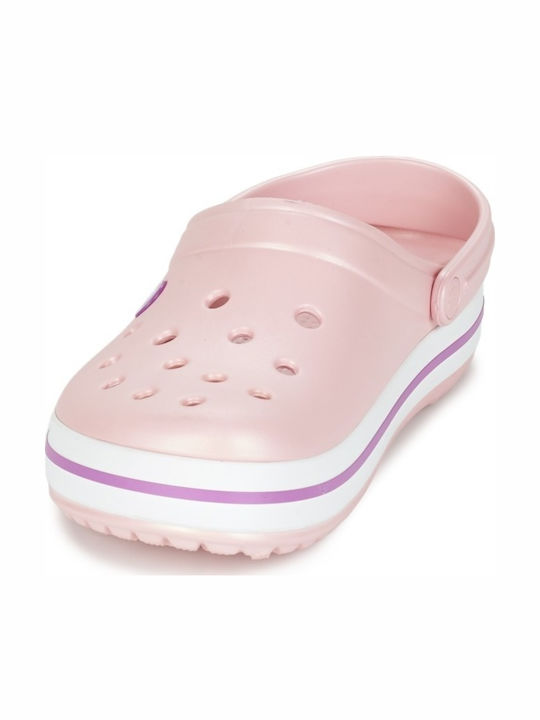 Crocs Crocband Γυναικεία Ανατομικά Σαμπό Ροζ 11016-6MB