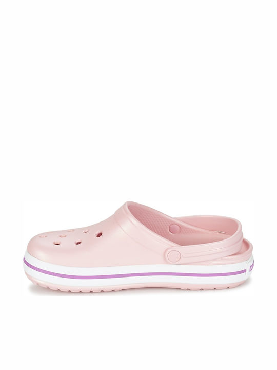 Crocs Crocband Γυναικεία Ανατομικά Σαμπό Ροζ 11016-6MB