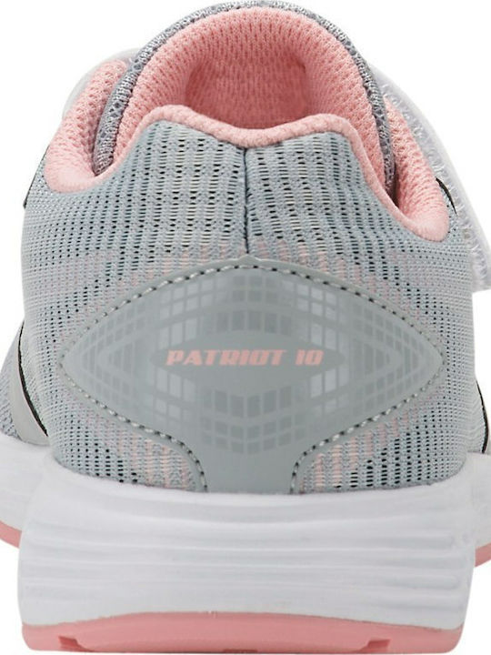 Patriot 10 PS Αθλητικά Παιδικά Παπούτσια Running με Σκρατς Γκρι